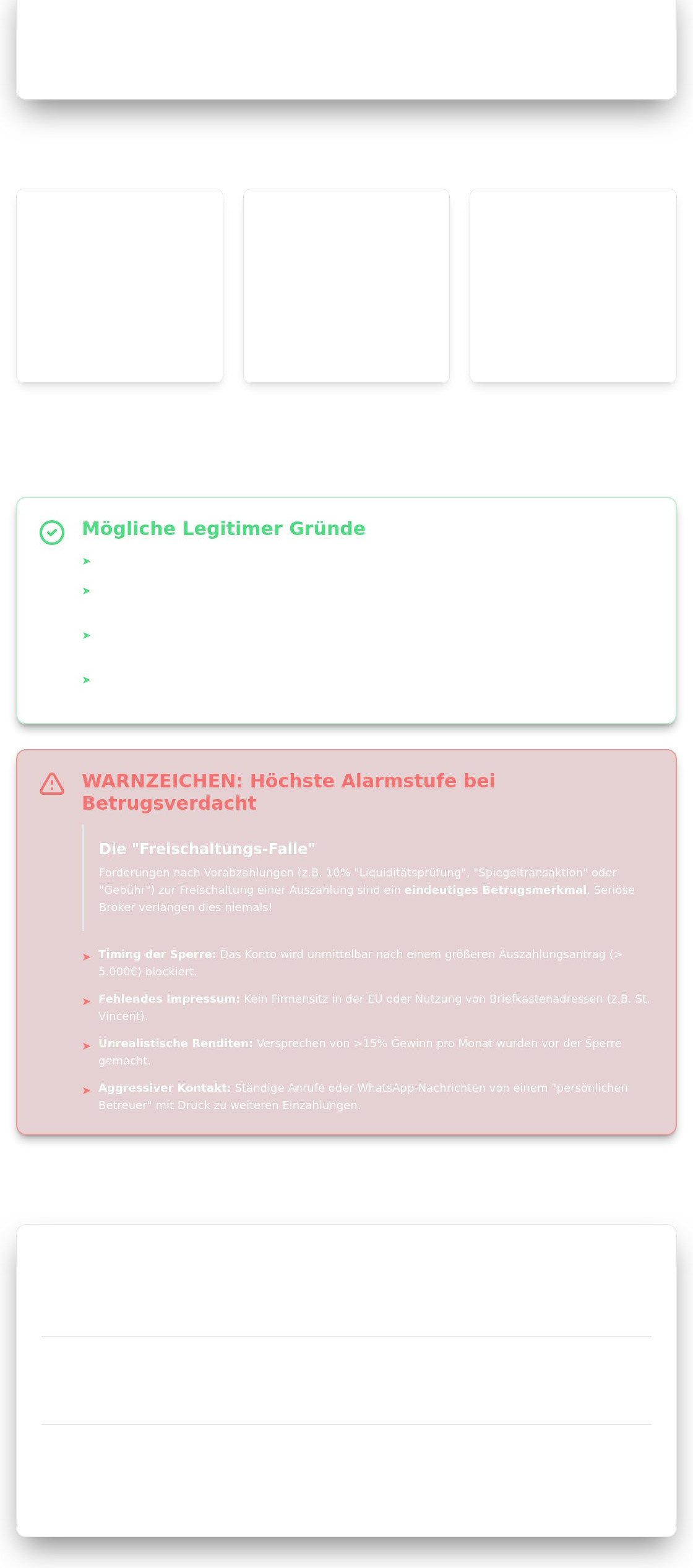 Trading Konto gesperrt: Ursachen, Warnsignale und rechtliche Schritte 2026