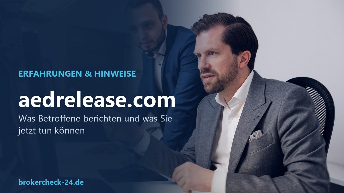 aedrelease.com: Krypto-Betrug? Erfahrungen und Hinweise