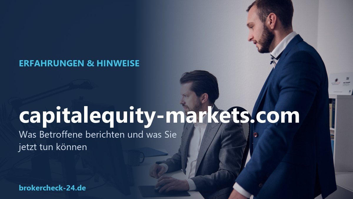 capitalequity-markets.com: FMA-Warnung und Hinweise