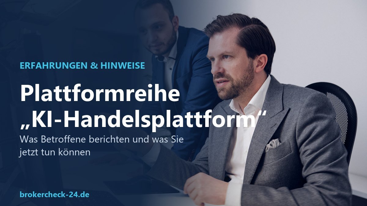 KI-Handelsplattform: BaFin warnt vor Plattformreihe