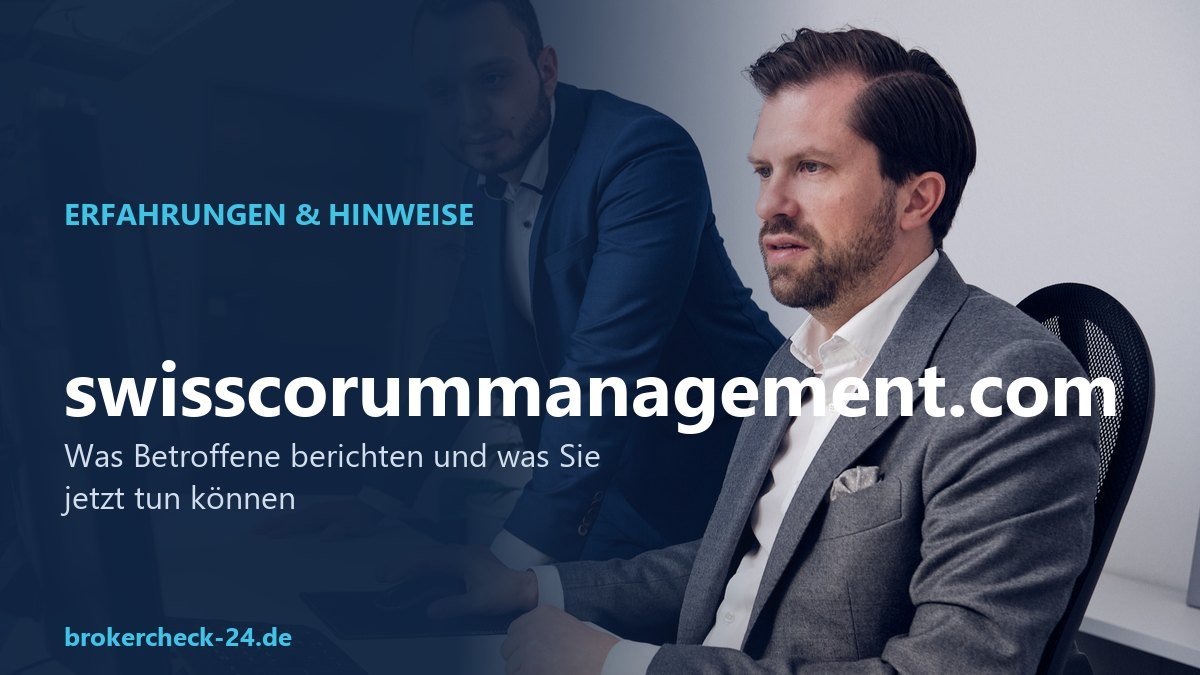 Swiss Corum Management: Hinweise zur Website