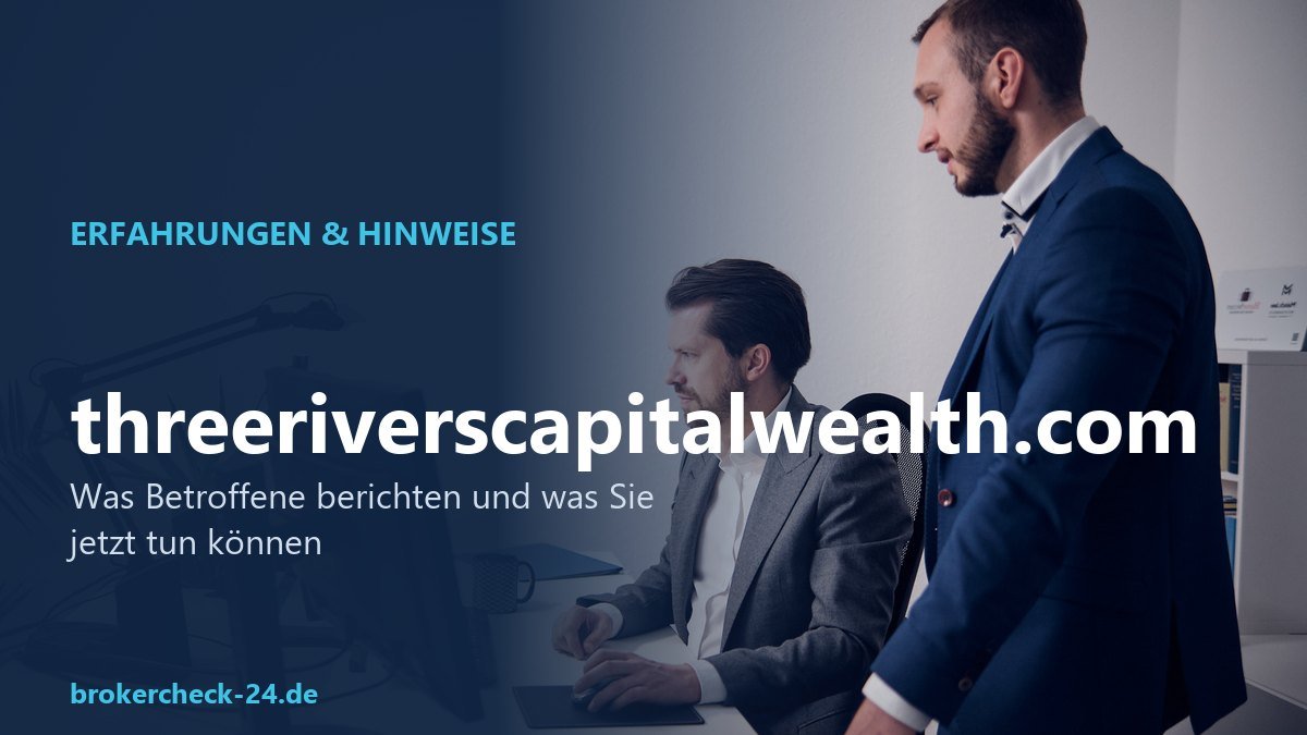 threeriverscapitalwealth.com: Krypto-Betrug? FINMA-Warnung