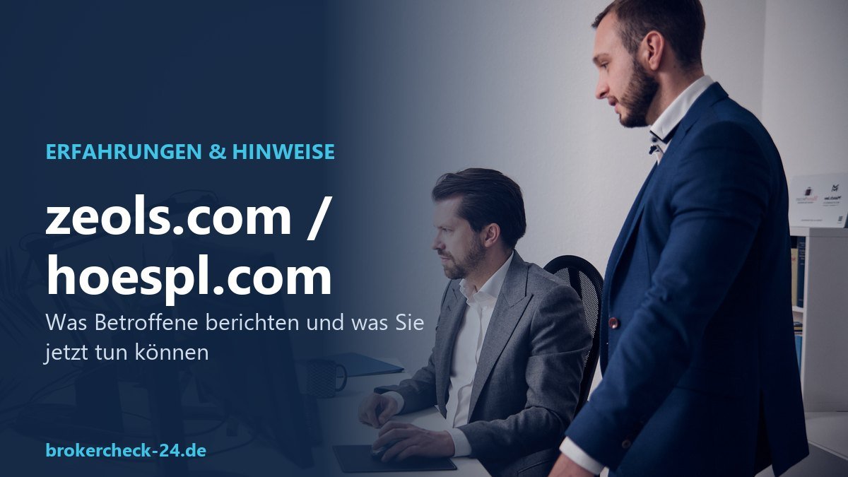 zeols.com / hoespl.com: Erfahrungen und Hinweise